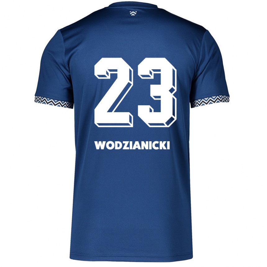 ילדים כדורגל בארטוס פאוול וודזיאניצקי #23 כחול נייבי לבן ג'רזי ביתית 2025/26