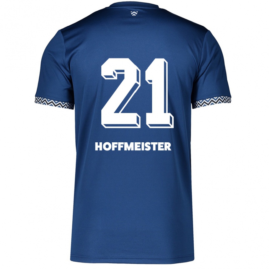 ילדים כדורגל מילאן מאוריס הופמייסטר #21 כחול נייבי לבן ג'רזי ביתית 2025/26