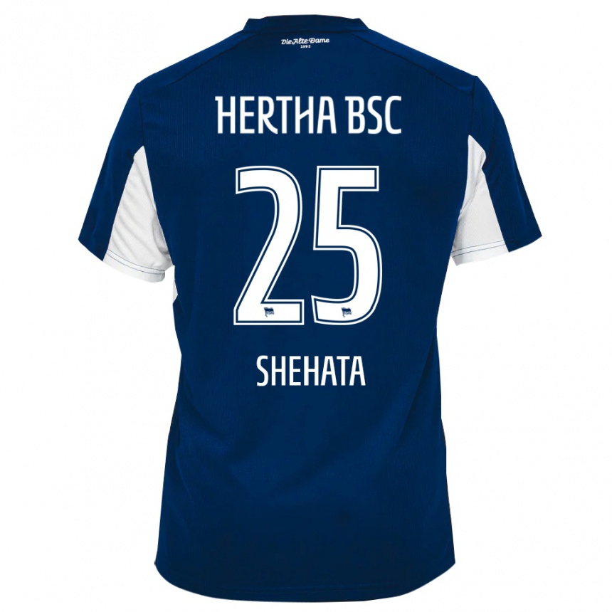 ילדים כדורגל Sami Shehata #25 לבן כחול ג'רזי ביתית 2025/26