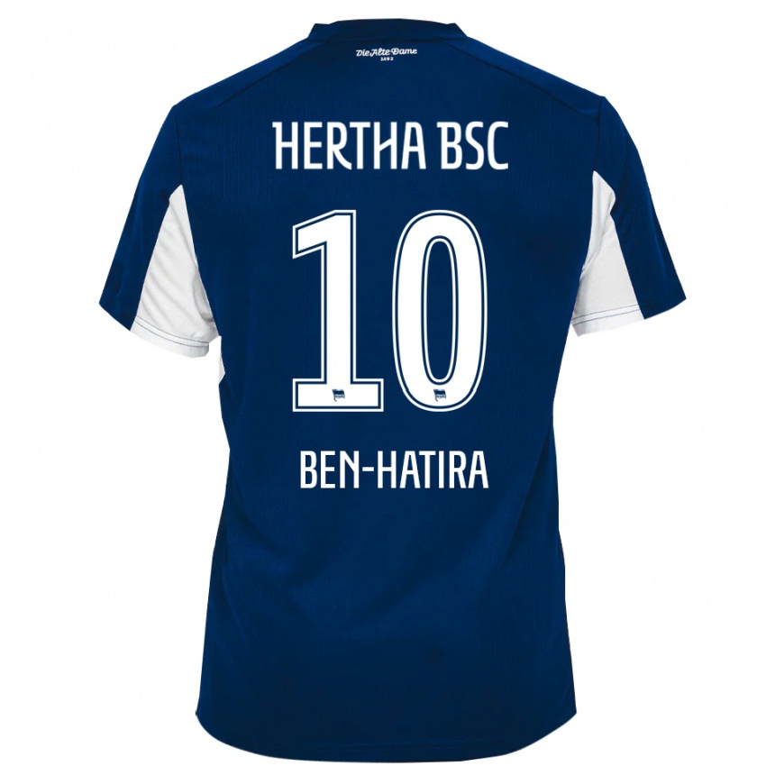 ילדים כדורגל אניס בן חתירה #10 לבן כחול ג'רזי ביתית 2025/26