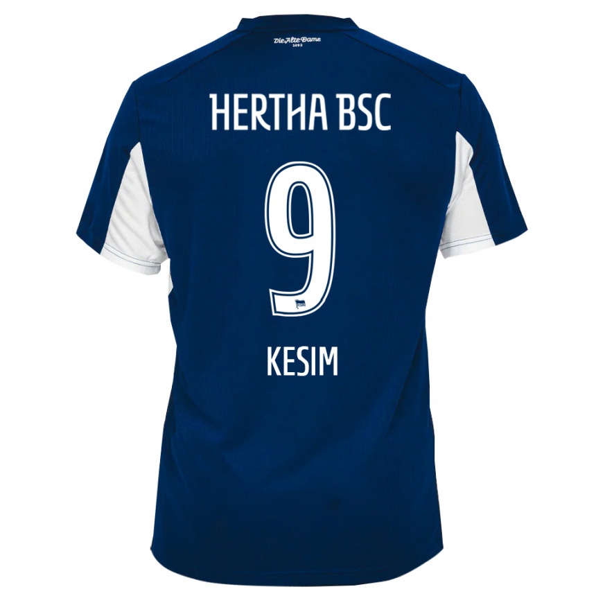 ילדים כדורגל טימור מהמט קסים #9 לבן כחול ג'רזי ביתית 2025/26