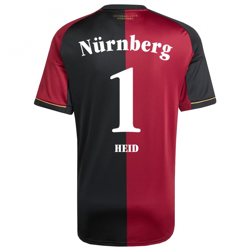 ילדים כדורגל נואה-יוריס הייד #1 בורדו שחור ג'רזי ביתית 2025/26