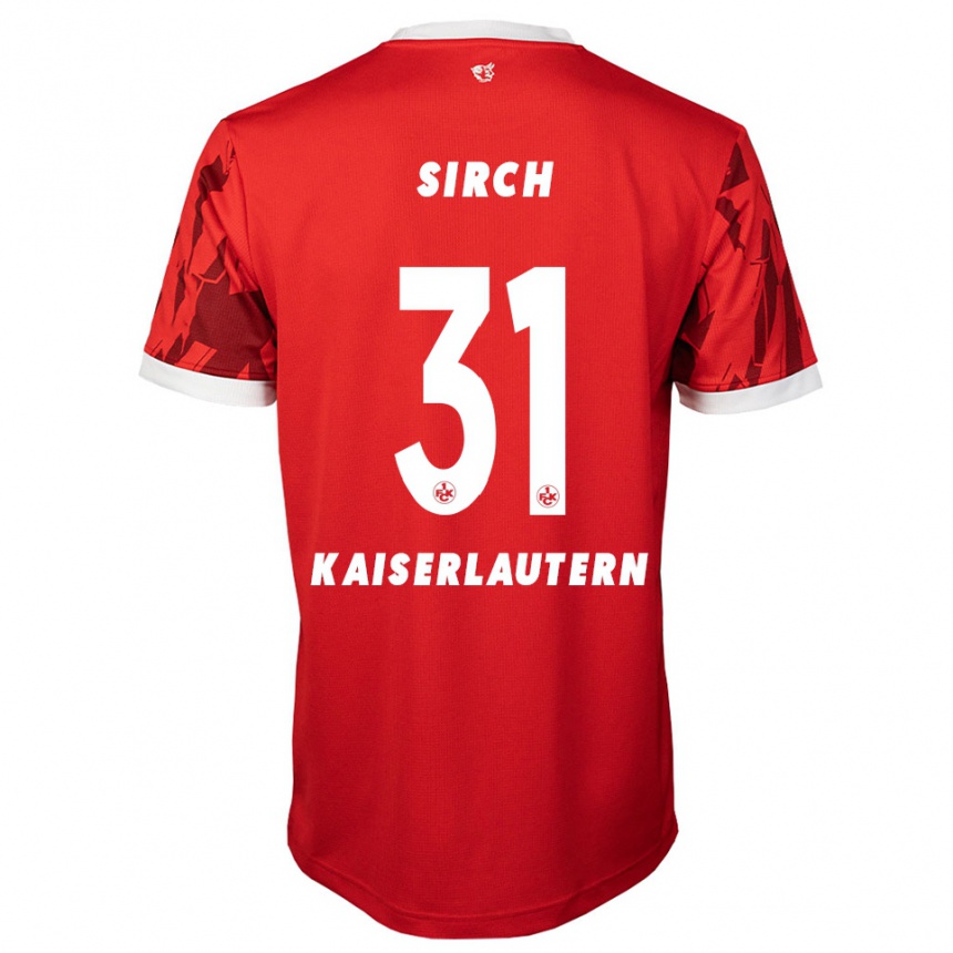 ילדים כדורגל לוקה נואה שירך #31 אדום לבן ג'רזי ביתית 2025/26