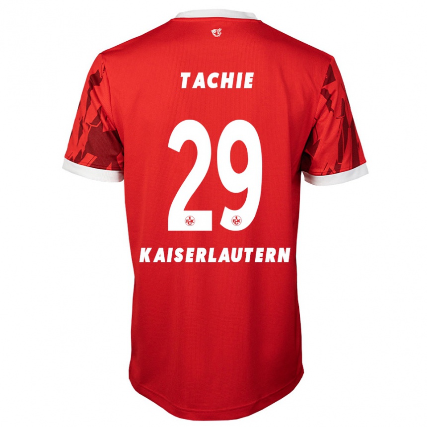 ילדים כדורגל Richmond Tachie #29 אדום לבן ג'רזי ביתית 2025/26