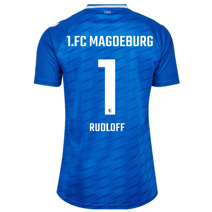 ילדים כדורגל פלורנטין ראדלוף #1 כחול לבן ג'רזי ביתית 2025/26