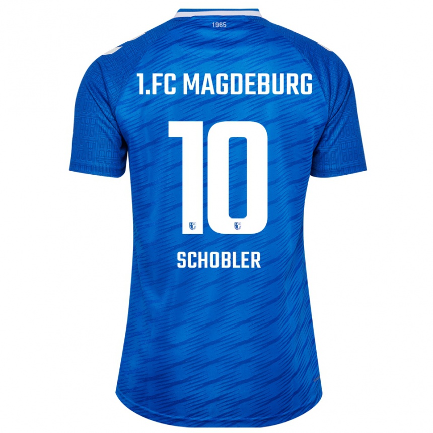 ילדים כדורגל לאורין שוסלר #10 כחול לבן ג'רזי ביתית 2025/26