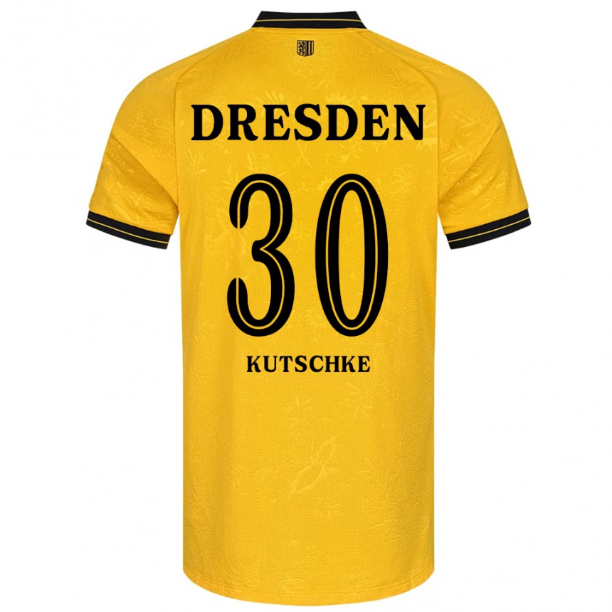 ילדים כדורגל שטפן קוצ'קה #30 צהוב שחור ג'רזי ביתית 2025/26