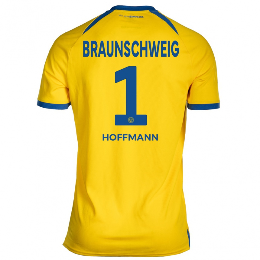 ילדים כדורגל רון-טורבן הופמן #1 צהוב כחול ג'רזי ביתית 2025/26