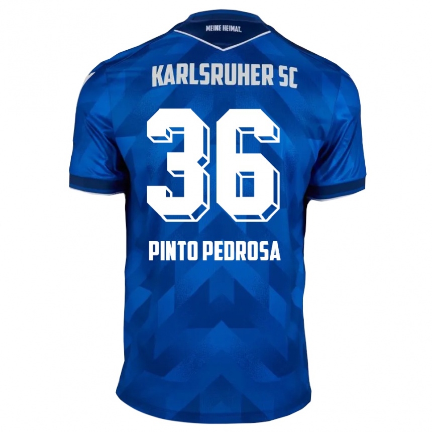 ילדים כדורגל רפאל פינטו פדרוסה #36 כחול לבן ג'רזי ביתית 2025/26