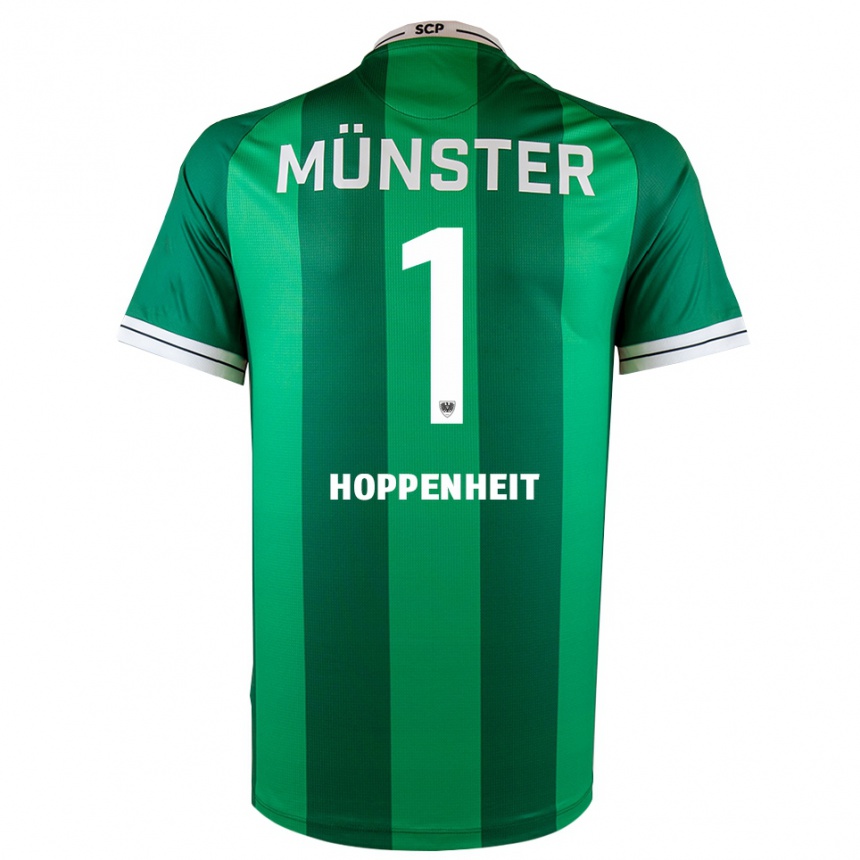 ילדים כדורגל לינדר מקסימיליאן הופנהייט #1 ירוק לבן ג'רזי ביתית 2025/26