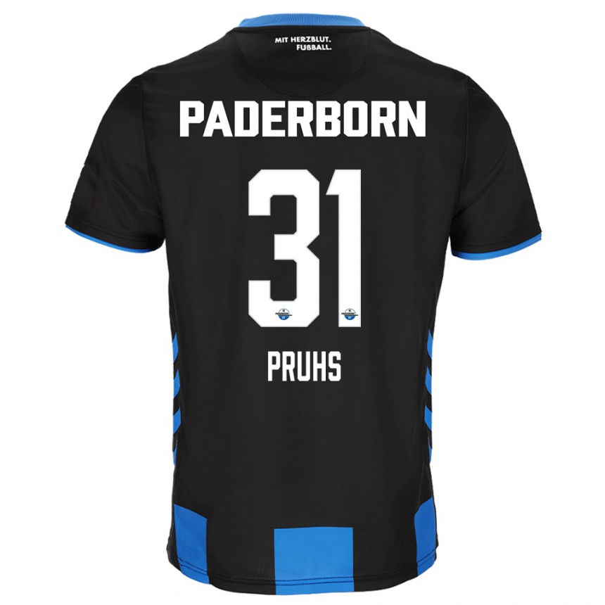 ילדים כדורגל פלוריאן פרוס #31 שחור כחול ג'רזי ביתית 2025/26