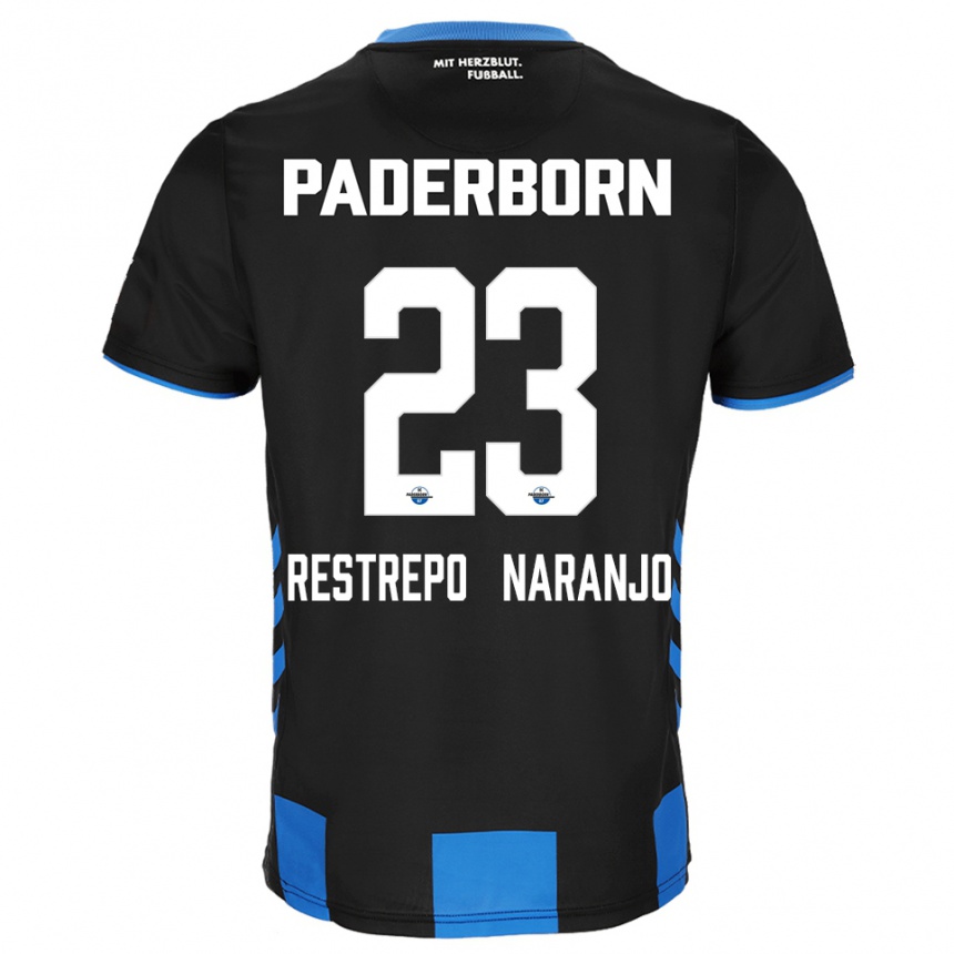ילדים כדורגל פדרו חוסה רסטרפו נרנחו #23 שחור כחול ג'רזי ביתית 2025/26
