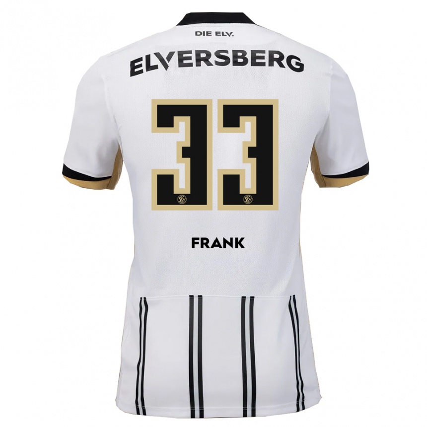 ילדים כדורגל Ronja Frank #33 לבן שחור ג'רזי ביתית 2025/26