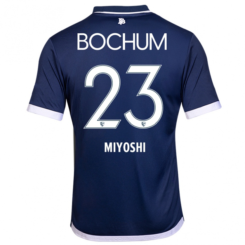 ילדים כדורגל קוג'י מיושי #23 כחול נייבי לבן ג'רזי ביתית 2025/26