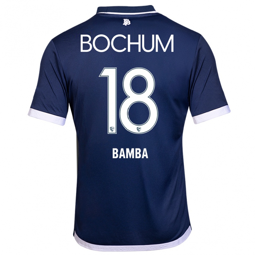 ילדים כדורגל שמואל במבה #18 כחול נייבי לבן ג'רזי ביתית 2025/26