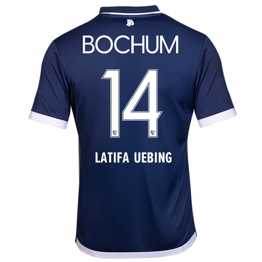 ילדים כדורגל אנה-לטיפה אובינג #14 כחול נייבי לבן ג'רזי ביתית 2025/26