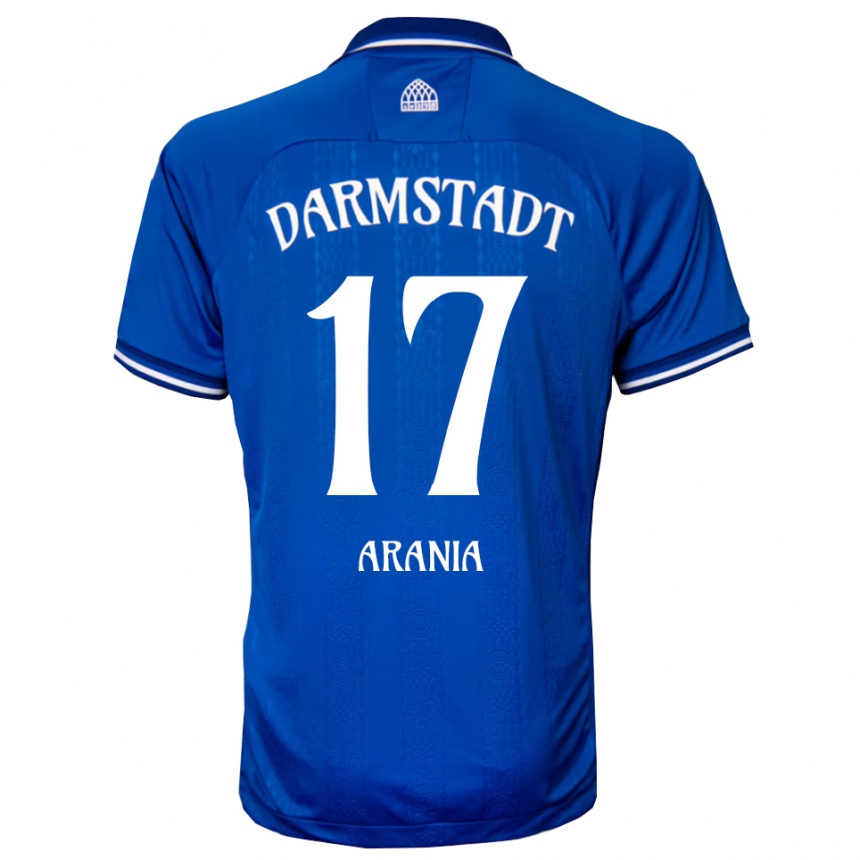 ילדים כדורגל אסף אברהם ארניה #17 כחול לבן ג'רזי ביתית 2025/26