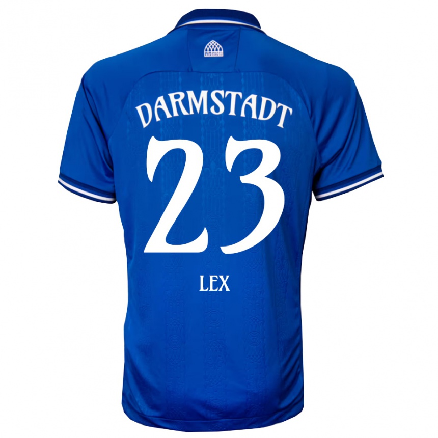 ילדים כדורגל Claudius Lex #23 כחול לבן ג'רזי ביתית 2025/26