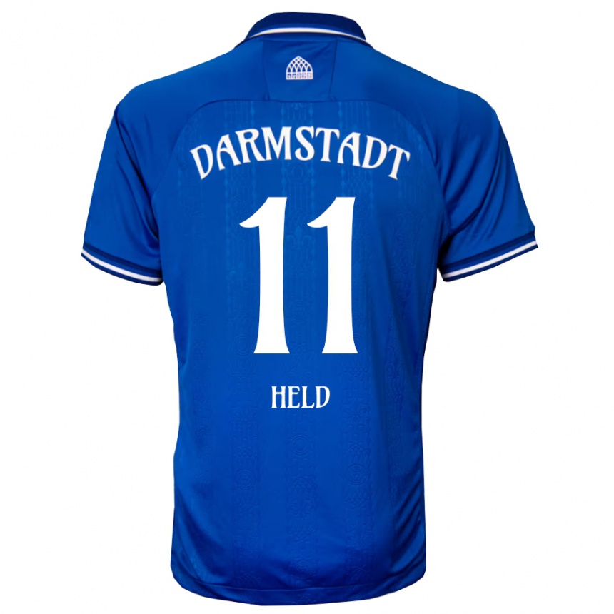 ילדים כדורגל Henry Held #11 כחול לבן ג'רזי ביתית 2025/26