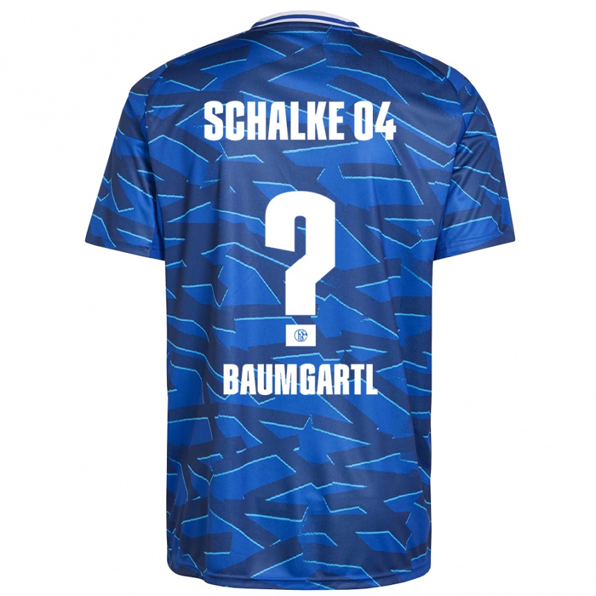 ילדים כדורגל טימו באומגרטל #0 כחול רויאל לבן ג'רזי ביתית 2025/26