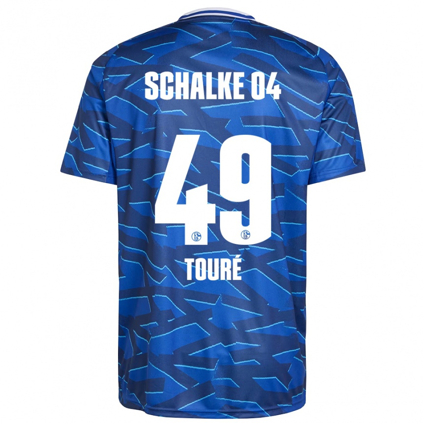 ילדים כדורגל טידיאן טורה #49 כחול רויאל לבן ג'רזי ביתית 2025/26 ילדים כדורגל טידיאן טורה #49 כחול רויאל לבן ג'רזי ביתית 2025/26