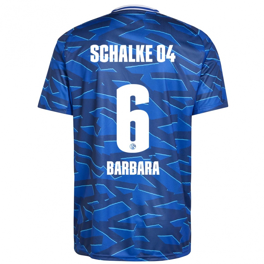 ילדים כדורגל Jana Barbara #6 כחול רויאל לבן ג'רזי ביתית 2025/26