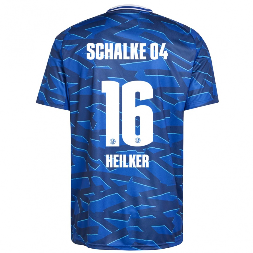 ילדים כדורגל Antonia Heilker #16 כחול רויאל לבן ג'רזי ביתית 2025/26