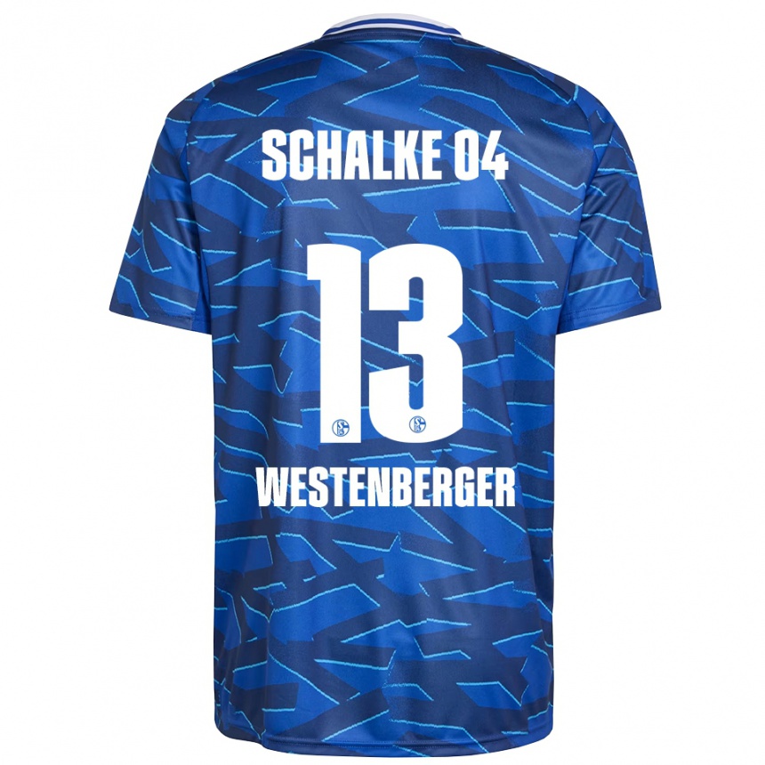 ילדים כדורגל נואל וסטנברגר #13 כחול רויאל לבן ג'רזי ביתית 2025/26