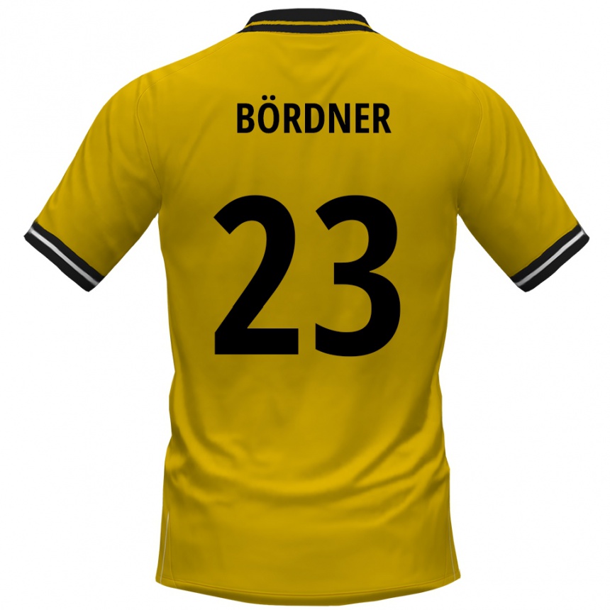 ילדים כדורגל אליאס ברדנר #23 צהוב שחור ג'רזי ביתית 2025/26