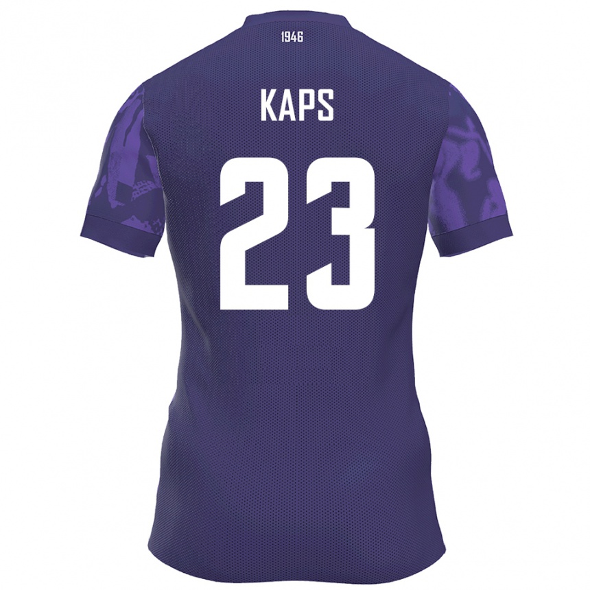 ילדים כדורגל הוגו אדי קאפס #23 סגול לבן ג'רזי ביתית 2025/26