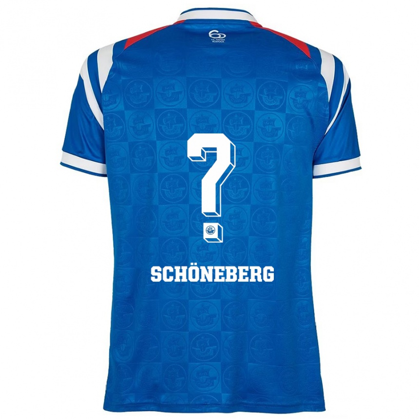 ילדים כדורגל Tom Schöneberg #0 כחול לבן אדום ג'רזי ביתית 2025/26