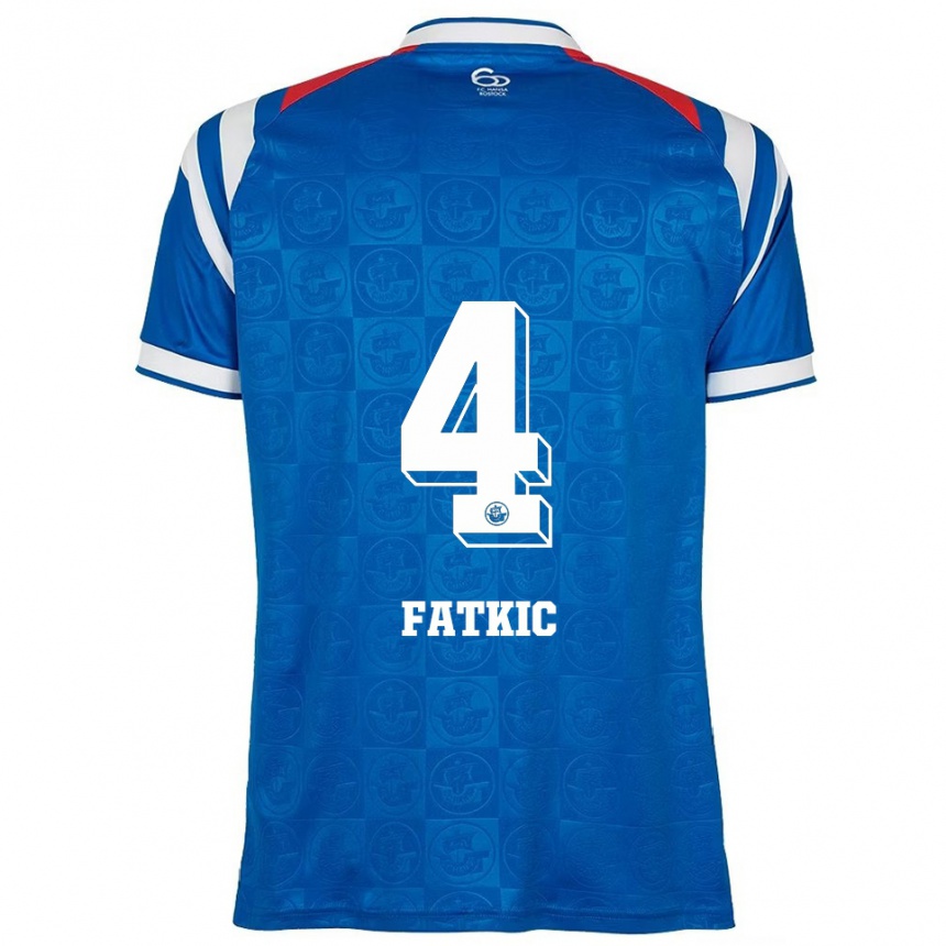 ילדים כדורגל קנאן פאטקיץ' #4 כחול לבן אדום ג'רזי ביתית 2025/26