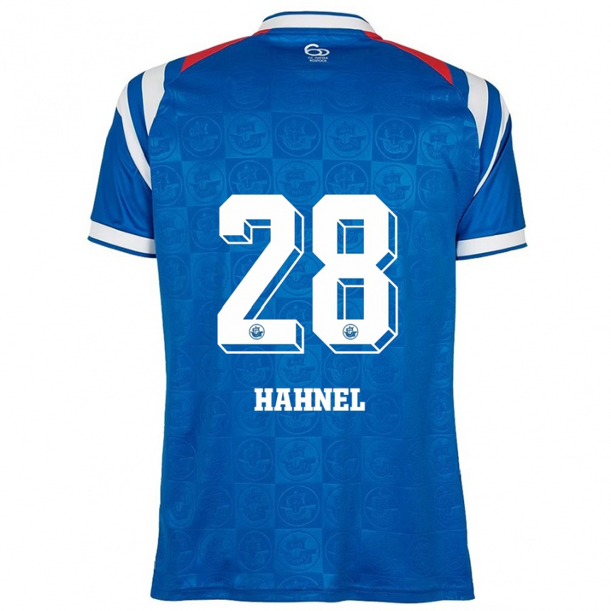 ילדים כדורגל Julian Hahnel #28 כחול לבן אדום ג'רזי ביתית 2025/26