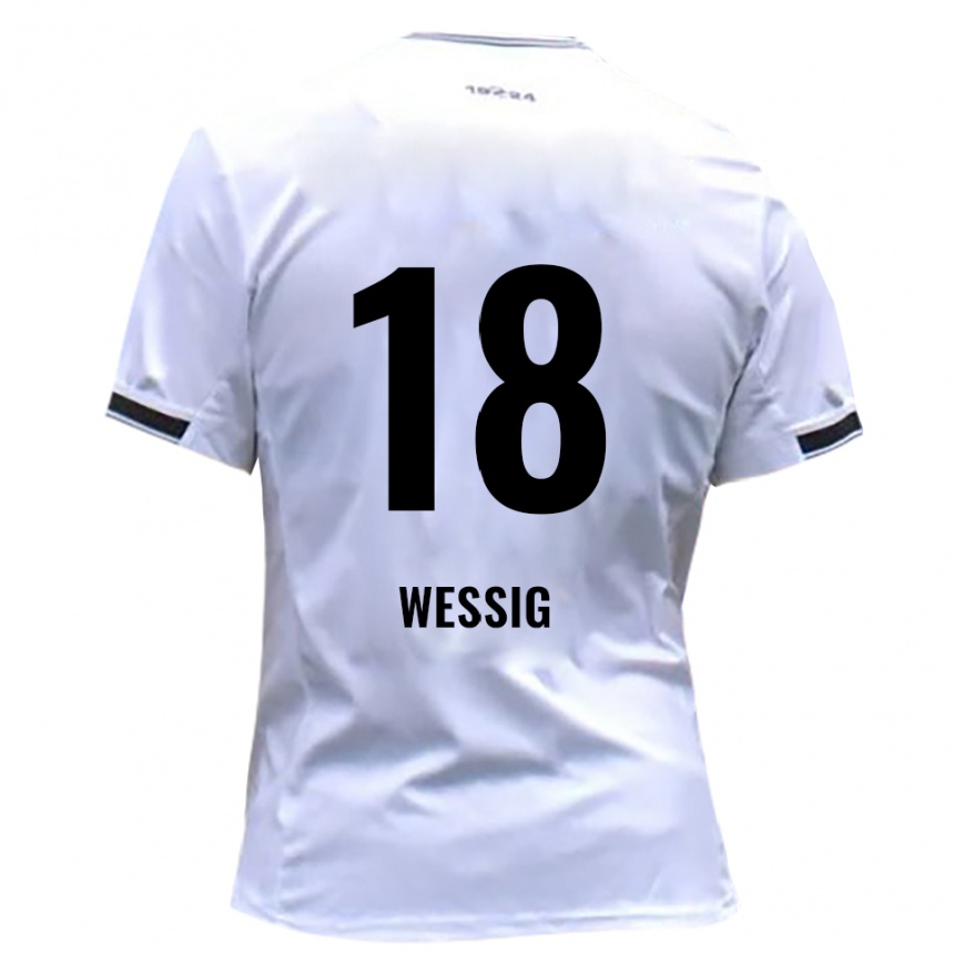 ילדים כדורגל פביאן וסיג #18 לבן אדום ג'רזי ביתית 2025/26