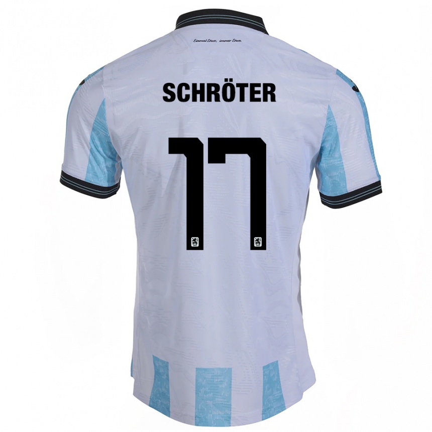 ילדים כדורגל מוריס שרטר #17 לבן תכלת ג'רזי ביתית 2025/26