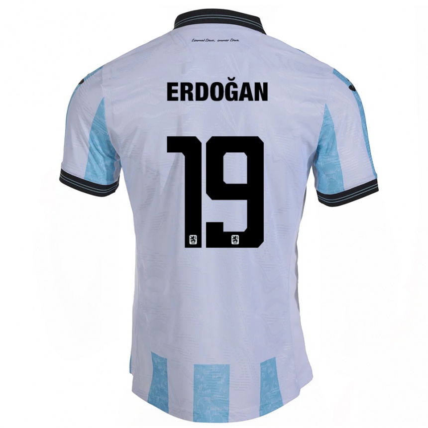 ילדים כדורגל Emre Erdoğan #19 לבן תכלת ג'רזי ביתית 2025/26