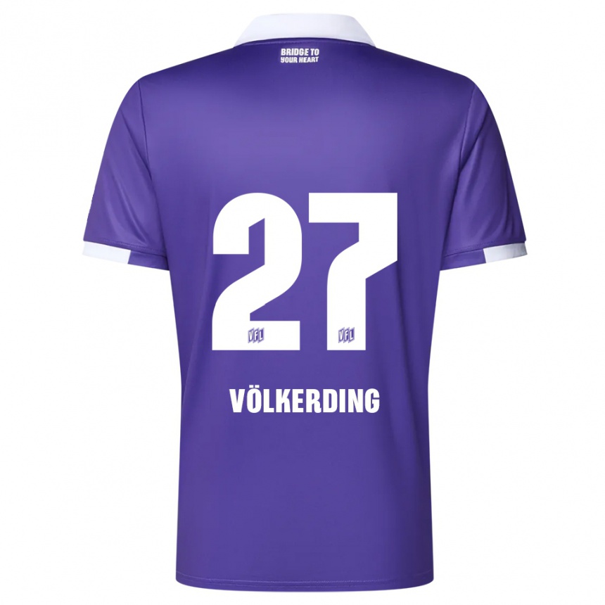 ילדים כדורגל ג׳אקוב וולקרדינג #27 סגול לבן ג'רזי ביתית 2025/26