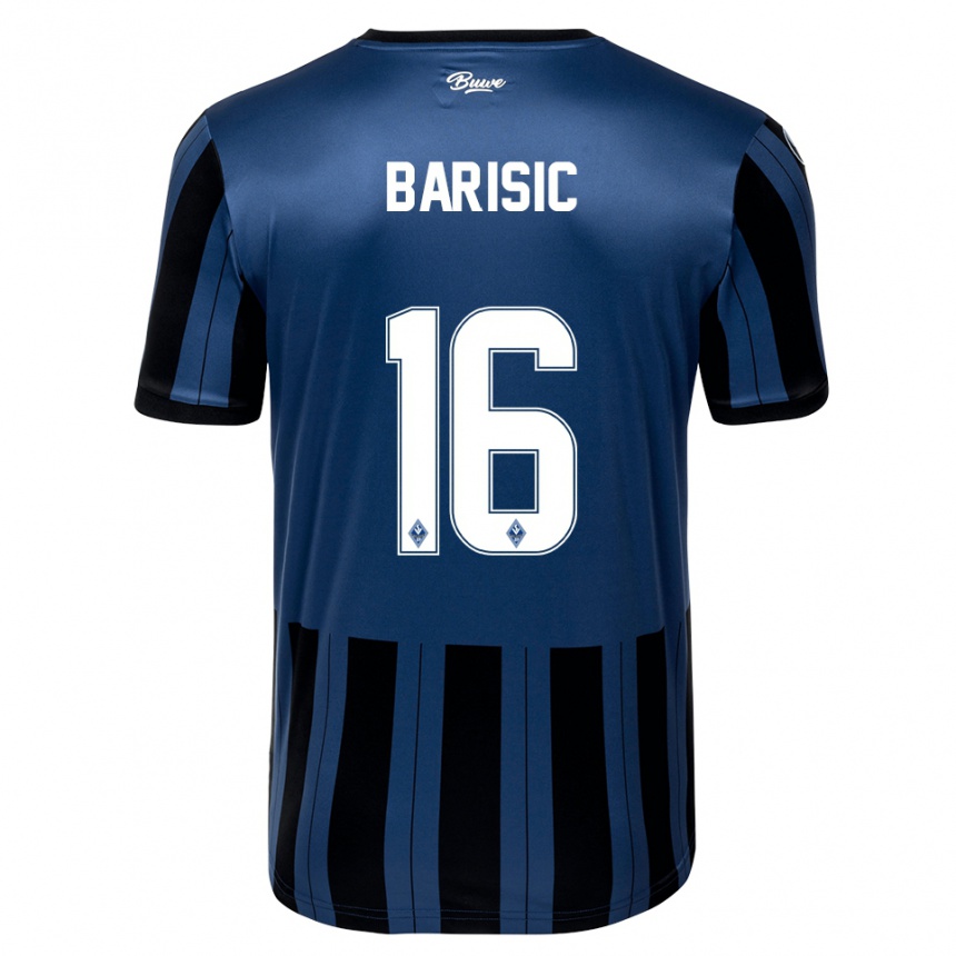 ילדים כדורגל דייגו בריסיץ׳ #16 כחול אפור שחור ג'רזי ביתית 2025/26