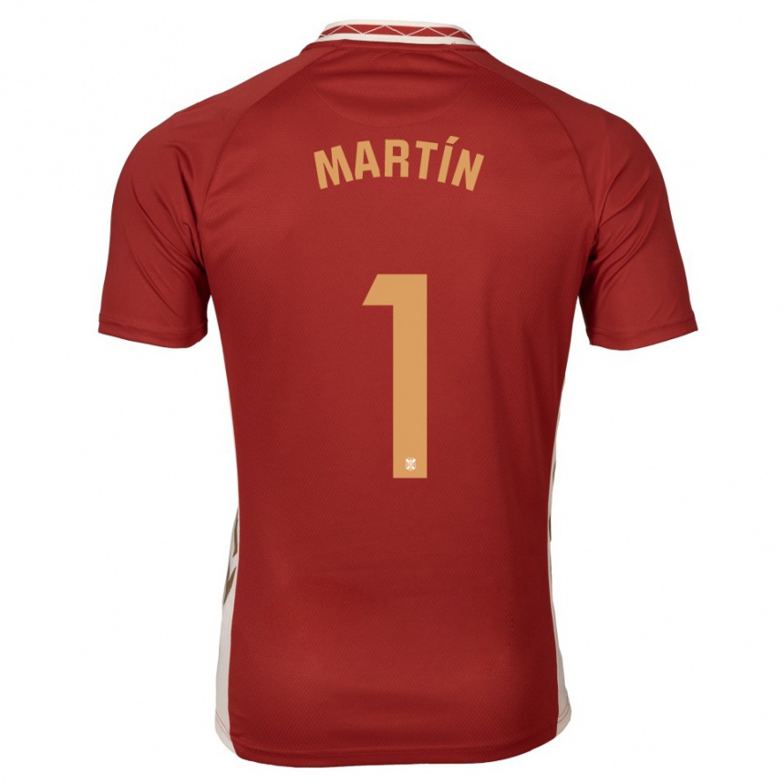 ילדים כדורגל Dani Martín #1 בורדו זהב הרחק ג'רזי 2025/26