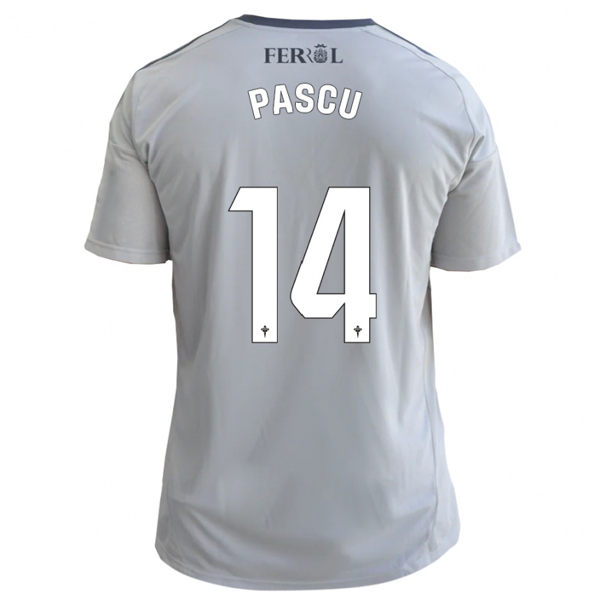ילדים כדורגל פאסקו #14 אפור כסף הרחק ג'רזי 2025/26