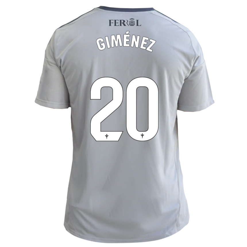 ילדים כדורגל אלברו חימנז #20 אפור כסף הרחק ג'רזי 2025/26