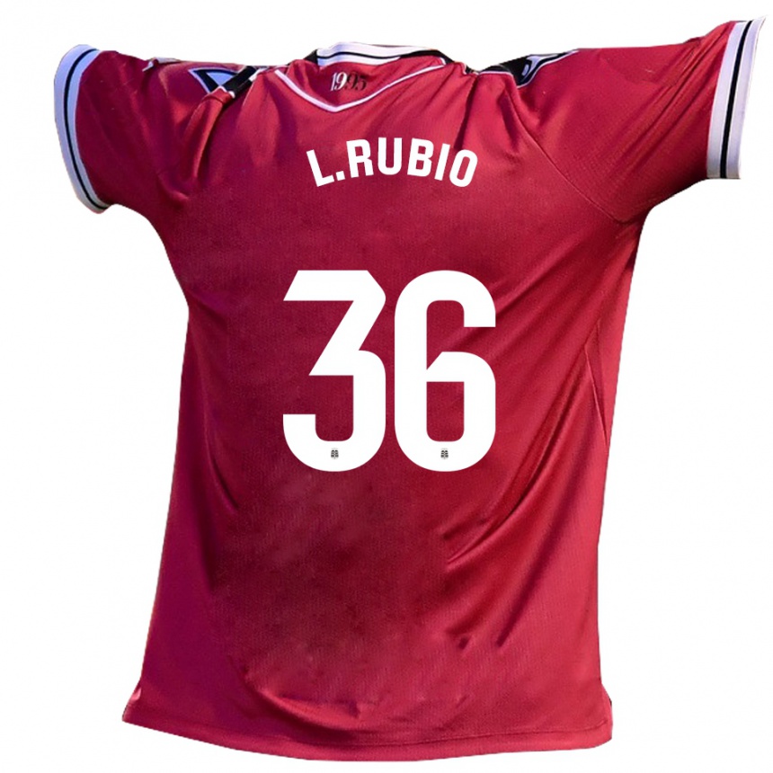 ילדים כדורגל לאזארו רוביו ניקולס #36 בורדו שחור הרחק ג'רזי 2025/26