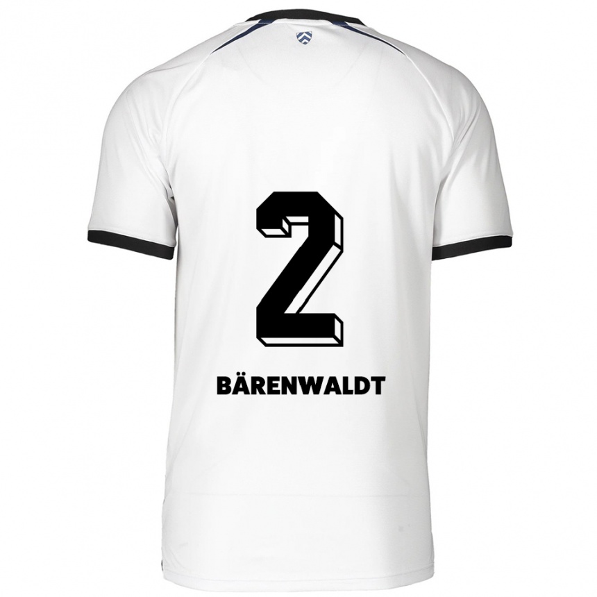 ילדים כדורגל לואי קאנה #2 לבן שחור הרחק ג'רזי 2025/26