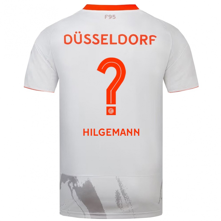 ילדים כדורגל Jule Hilgemann #0 לבן כתום הרחק ג'רזי 2025/26