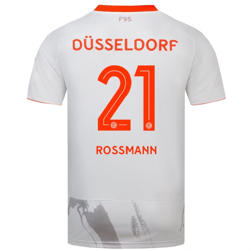 ילדים כדורגל טים רוסמן #21 לבן כתום הרחק ג'רזי 2025/26
