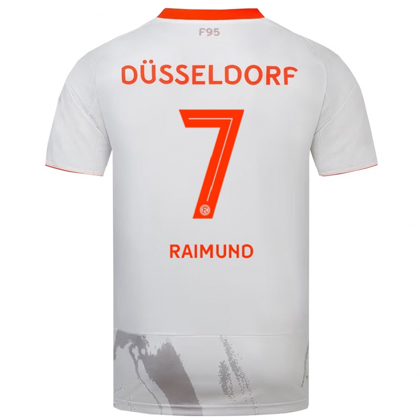 ילדים כדורגל לוקה יואקים ריימונד #7 לבן כתום הרחק ג'רזי 2025/26