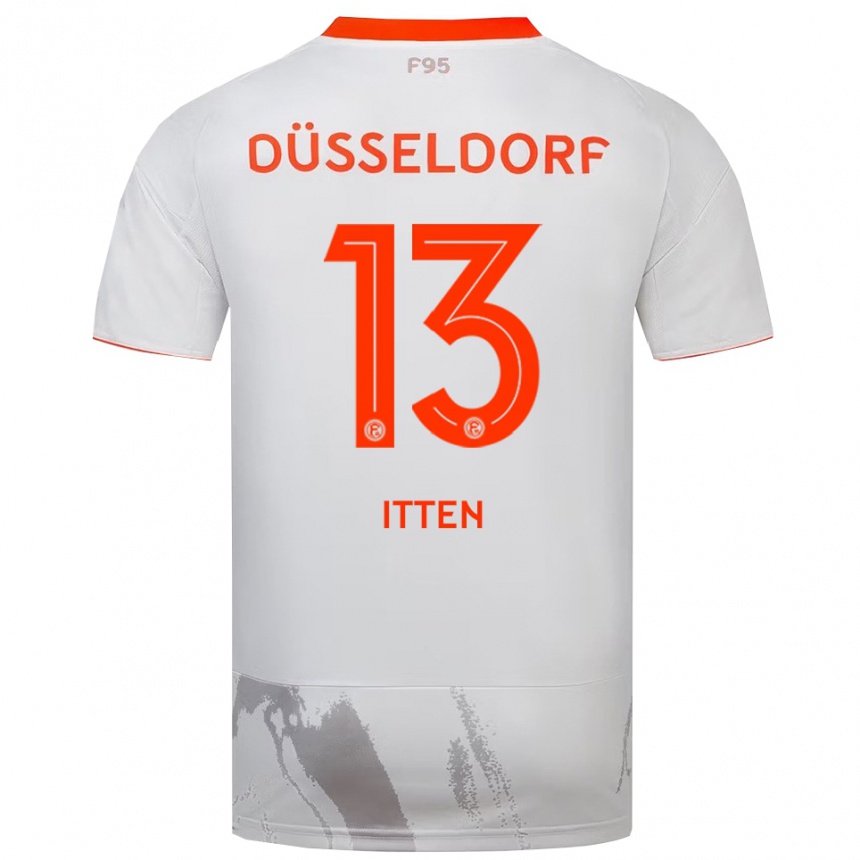 ילדים כדורגל סדריק איטן #13 לבן כתום הרחק ג'רזי 2025/26