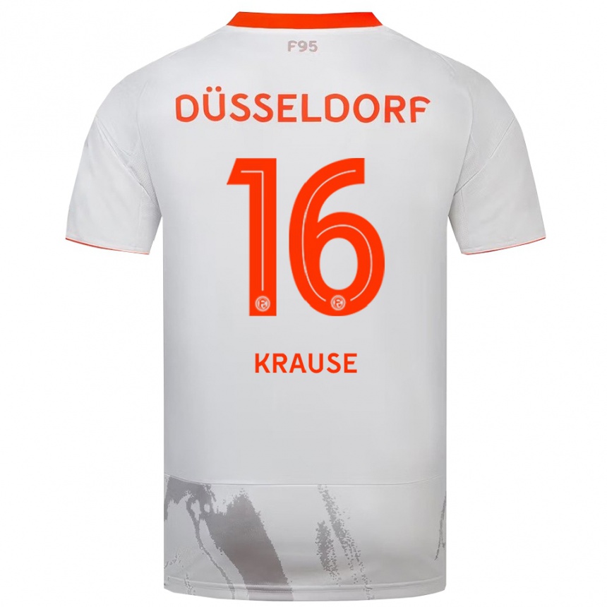 ילדים כדורגל ארנו קראוזה #16 לבן כתום הרחק ג'רזי 2025/26