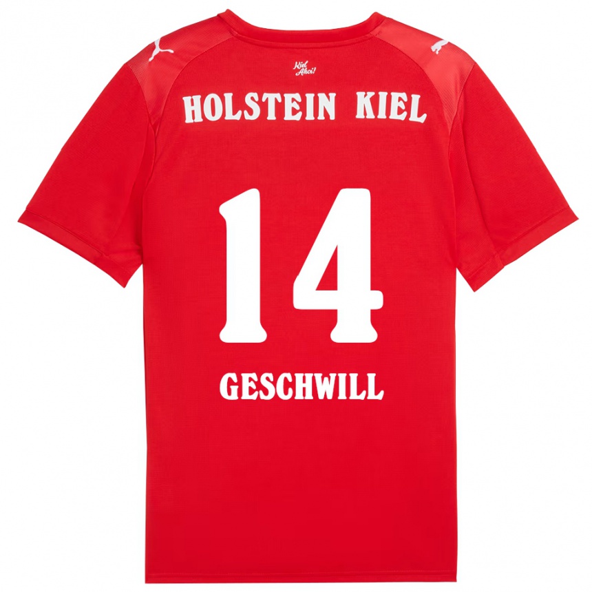 ילדים כדורגל מקס גשוויל #14 אדום כחול הרחק ג'רזי 2025/26