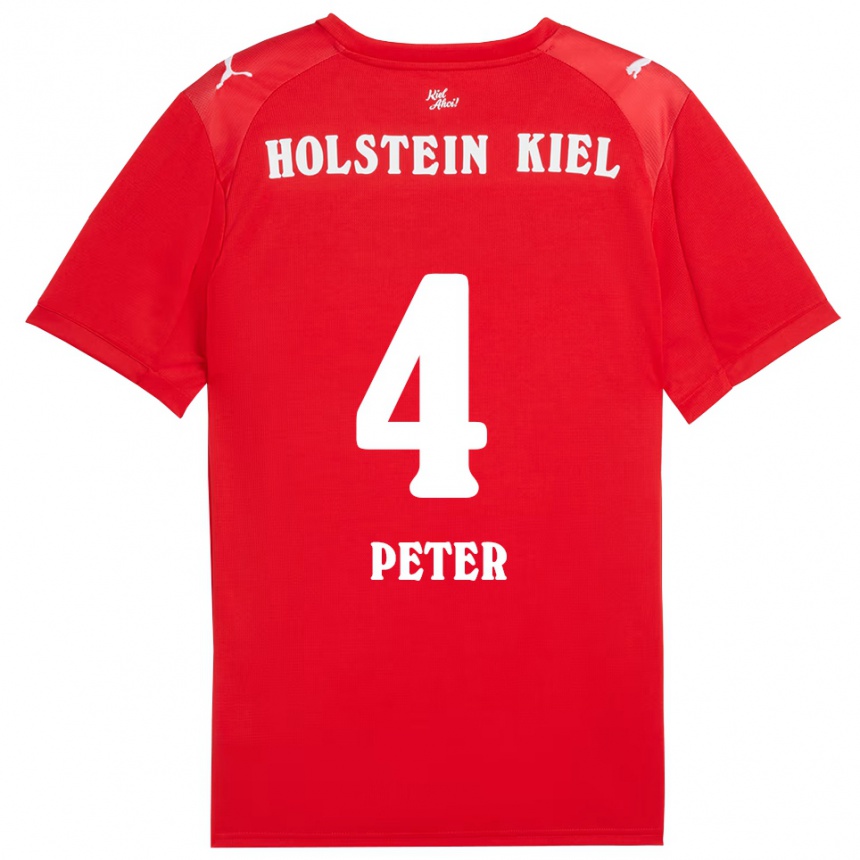 ילדים כדורגל Annie-Marie Peter #4 אדום כחול הרחק ג'רזי 2025/26
